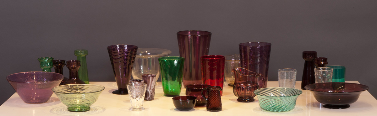 A selection of Glass on a table