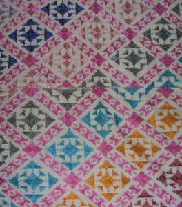 Finely Embroidered Bedcover