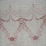 Art Nouveau Design Double Sided Welsh Quilt