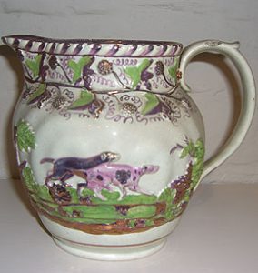 Moulded Lustre Jug